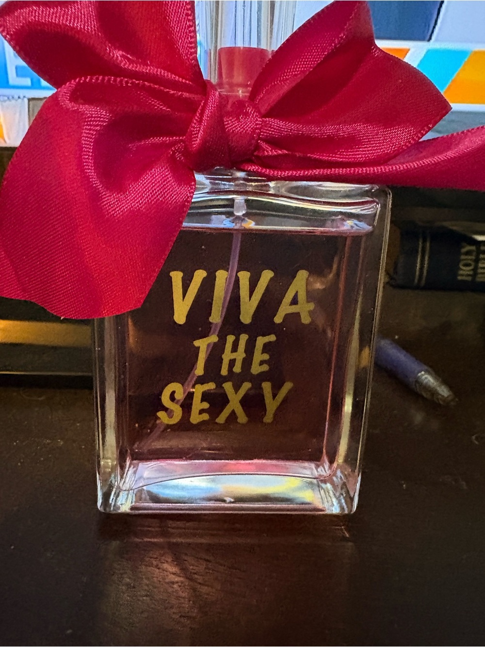 NEW BOTTLE Viva The Sexy Fragrance Bottle with Pink Bow